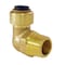 Apollo 1/4 in. Brass Push-To-Connect x 3/8 in. Male Pipe Thread 90-Degree Elbow FSBME1438 - alternate 4